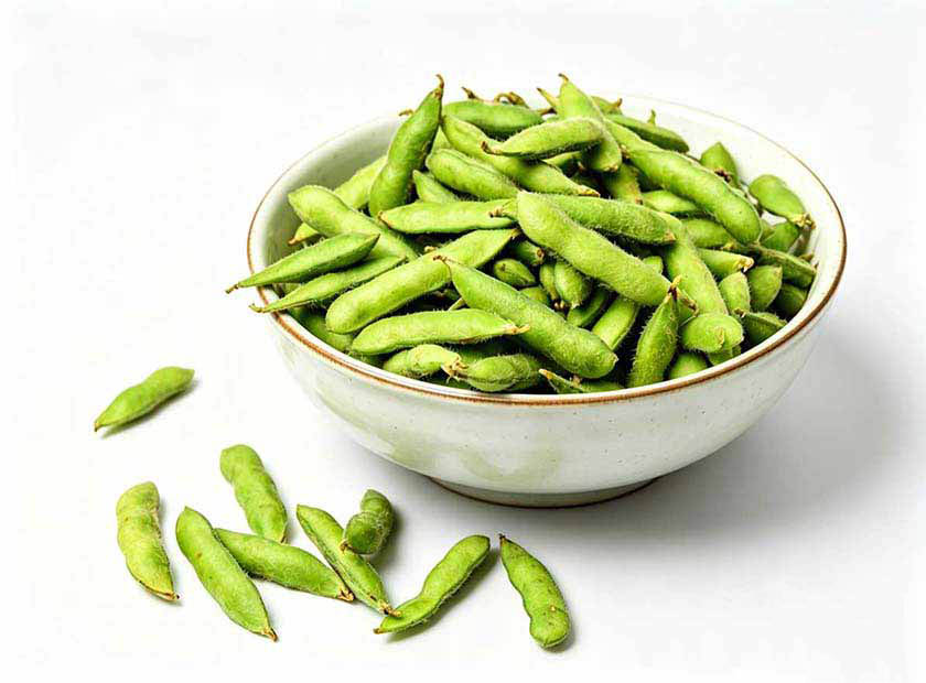 Screw press dewatering machine processing edamame skin