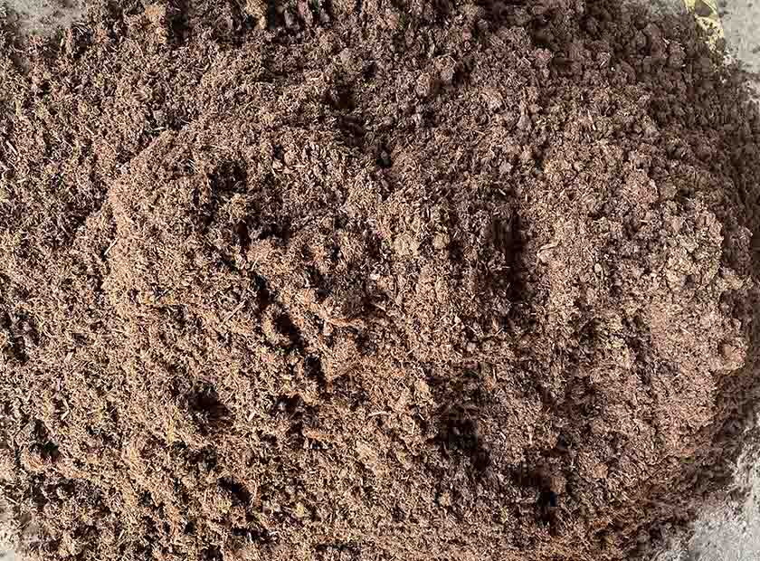 Screw press dewatering machine processing organic fertilizer