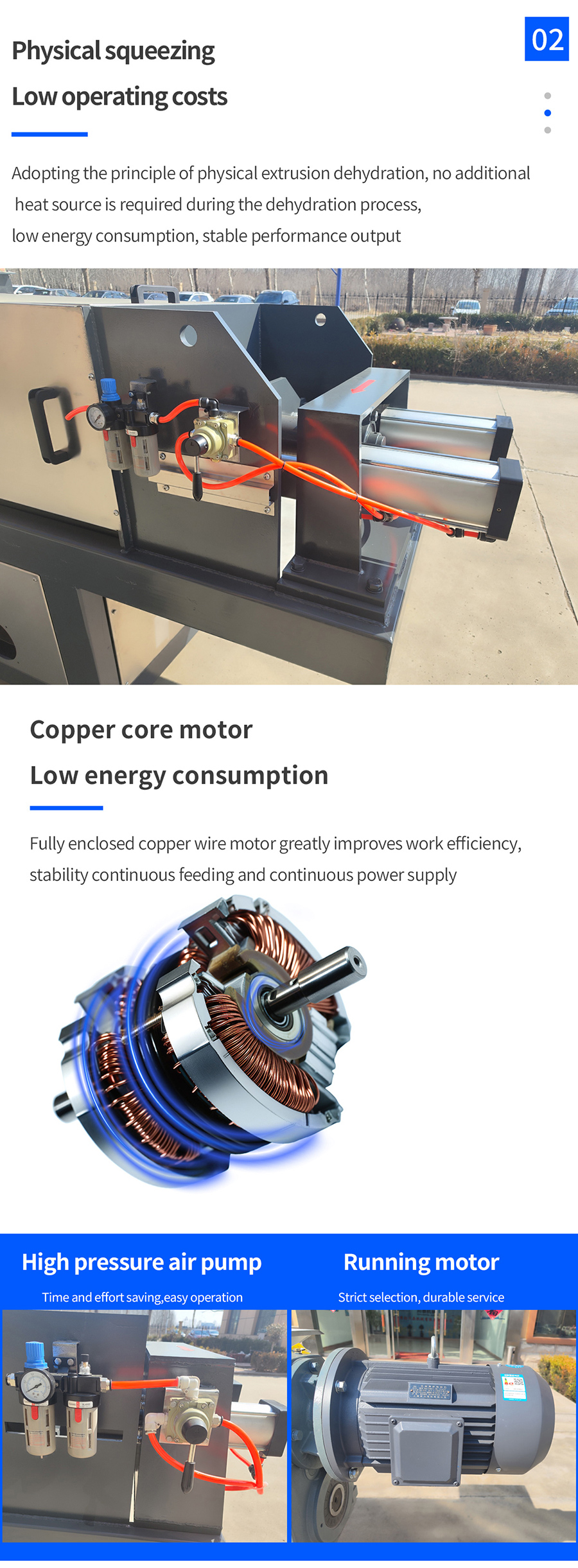 Screw Press Dewatering Machine