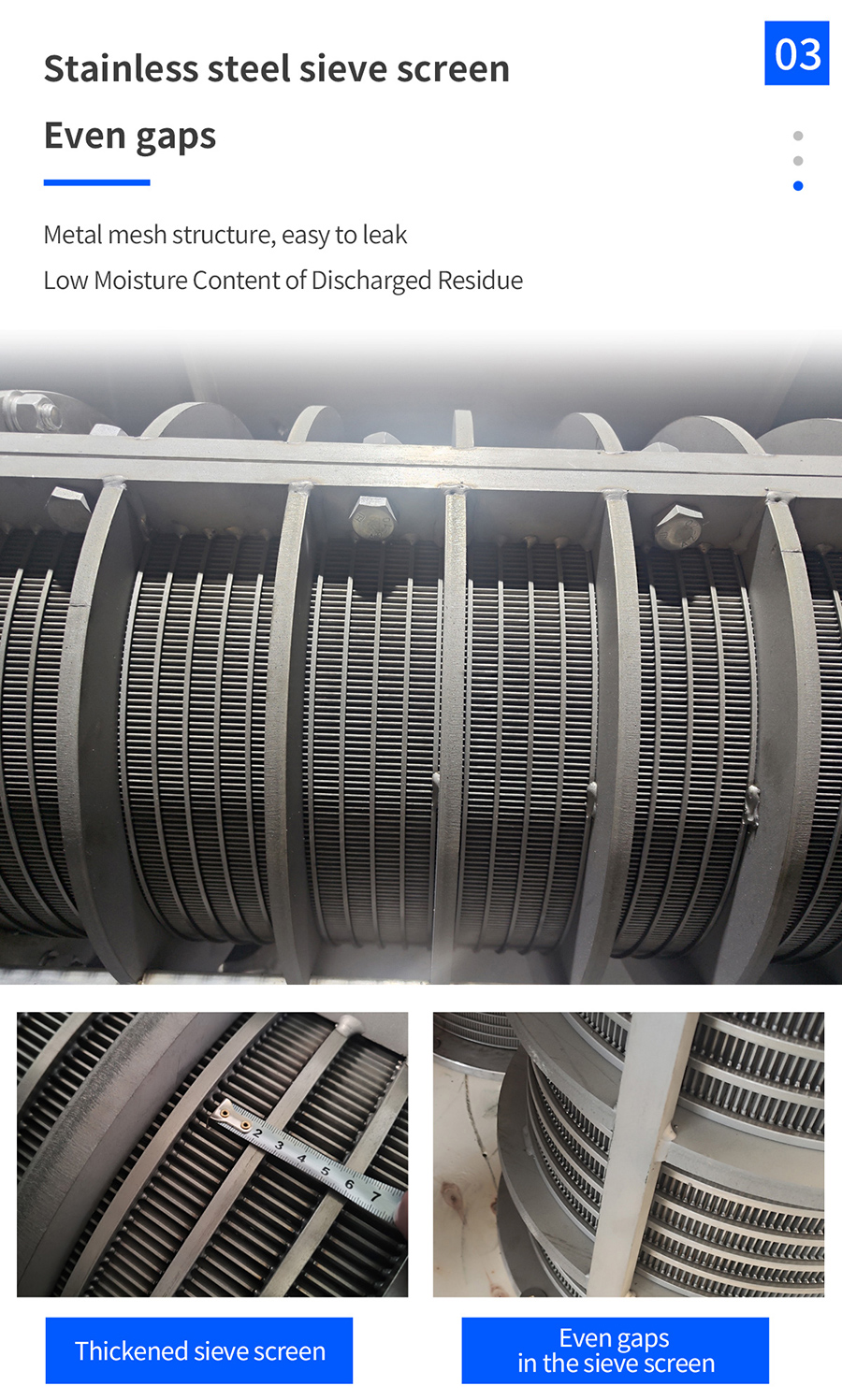 Screw Press Dewatering Machine